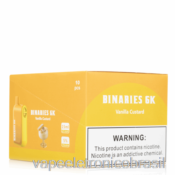 Vape Recarregável [pacote De 10] Binários Horizonte 6k 6000 Descartáveis